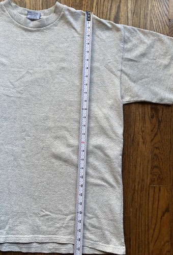 Vintage Badger Sportswear Shirt Herren Large Struktur Baumwolle Kurzarm Klettern 90er - Bild 8 von 9