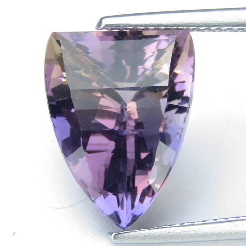 Piedra preciosa artística natural bicolor boliviana de 9,00 quilates corte píxel elegante - Imagen 1 de 9