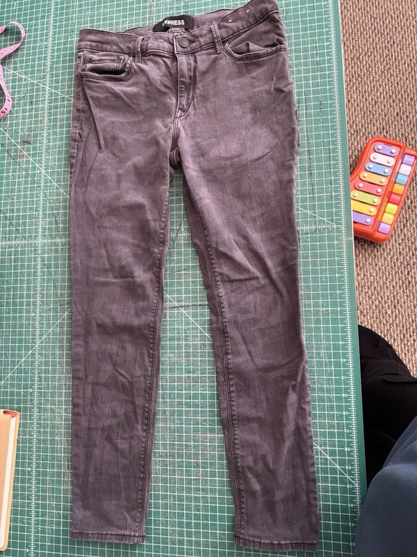 Express Grey Camo Stretch Legging Mid Rise Size 4S
