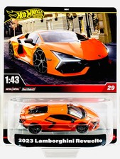 Hot Wheels 2025 2023 Lamborghini Revuelto scala 1:43 serie custodia J K1