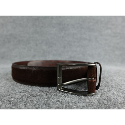 #ad Trafalgar Luxe Leather Suede Belt Men#x27;s Brown 34 $27.30
