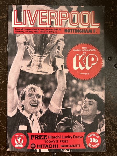 Liverpool v Nottingham Forest - League - 1st May 1982 - 第 1/2 張圖片