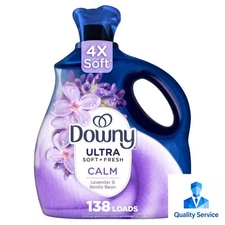 Downy Ultra Soft + Calm Lavender & Vanilla Beans Liquid Fabric Softener 93 fl oz