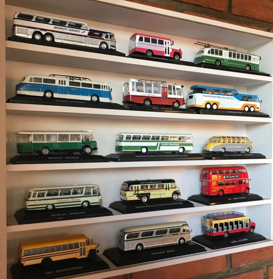 AUTOBUSES DEL MUNDO COLLECTIVOS BUS BUSS OF THE WORLD COLLECTION 1/72 PRESSOFUSO - Immagine 2 di 4