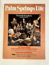 Palm Springs Life Magazine Of The Desert Empire October ‘75 Art Fashion Symphony
