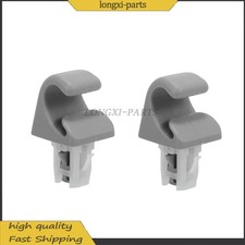 Gray Vehicle Sun Visor Hook Clip Retainer 74348-33040 Fits Toyota Piece Of 2 Gray Vehicle Sun Visor Hook Clip Retainer 74348-33040 Fits Toyota Piece Of 2
