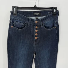 Judy Blue Los Angeles Womens Jeans Size 3/26 Skinny Fit Button Fly Dark Wash