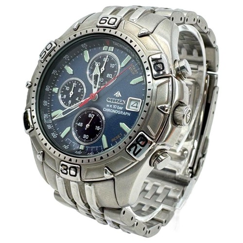 Citizen Promaster Chronograph 0510 K17870 Watch with Manual Extra Links - Picture 4 of 12