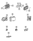 Genuine Mopar Camera Bracket 68426548AB