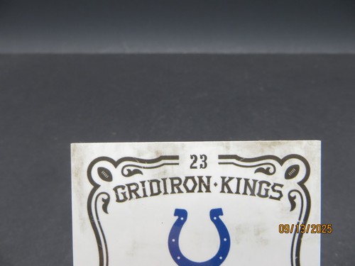 2010 Panini Threads Lenny Moore Gridiron Kings doppia reliquia GU /100 Colts - Foto 5 di 6