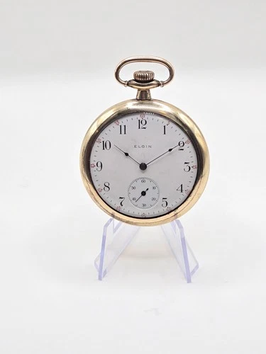 1888 Elgin 16s Pocket Watch 7 SN 2960209 Gold Filled Case – Runs