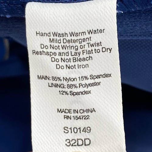 BIRDSONG BARE NECESSITIES NWT Dori Underwire Wrap Tankini Top Size 32DD - Picture 11 of 11