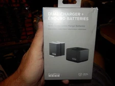 GoPro Dual Battery Charger + 2 Enduro Batteries HERO 12-9 Blk Long Lasting *NEW*