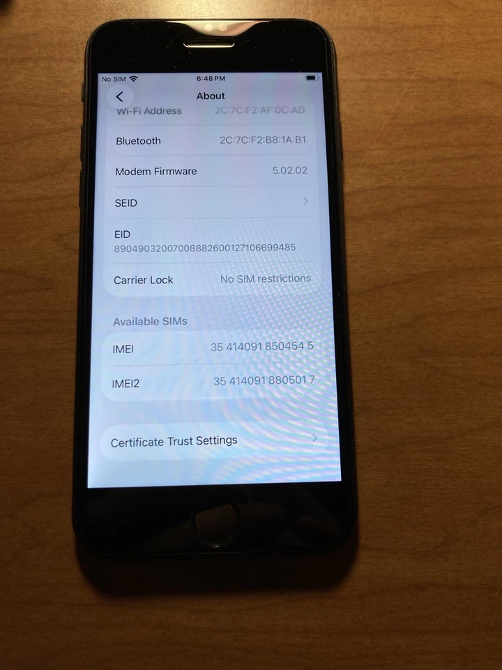 Apple iPhone SE (3rd Generation) 256GB, Black, Unlocked - Image 4 of 4