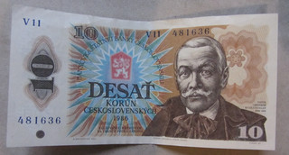 CSSR 10 Kronen Korun 1986 wenig umgelaufen