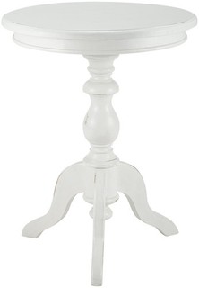 #R152887_B/2008 Beistelltisch Wiva antik weiß Nachttisch Couchtisch Rundtisch