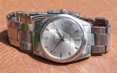 Vintage ROLEX 1018 Jumbo 36mm Oyster Perpetual Stainless Steel 1969
