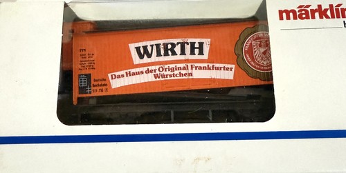 Märklin H0 # 97706 in OVP - Kühlwagen mit Bremserhaus WIRTH Frankfurter W der DB | Condition: Gebraucht