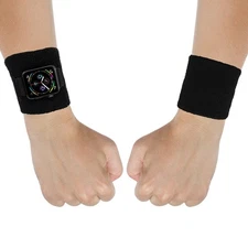 IFCASE Sport Sweatband Wrist/Ankle Band for Apple Watch 49/46/45/44mm iWatch ...