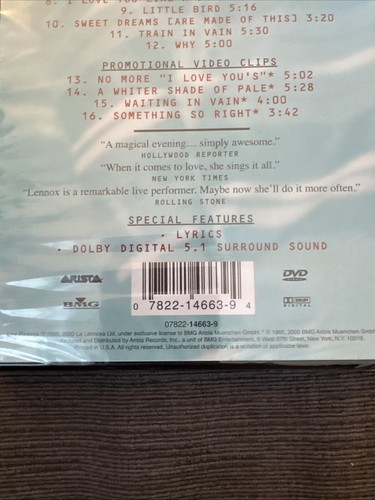 Annie Lennox - Live in Central Park [DVD] - Picture 3 of 4