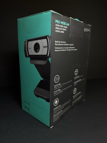 Logitech Webcam Pro Ultra Wide Angle HD Web Camera (960-001070) - Black - SEALED - 第 4/6 張圖片