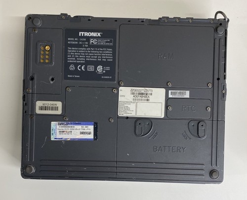 General Dynamics Itronix GoBook 12” IX250 Military Spec Laptop Sears Edition - Afbeelding 8 van 9