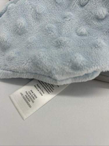 Carter's Child of Mine Brown Teddy Bear Holding Blue Blanket Lovey Security Blan - Picture 3 of 6