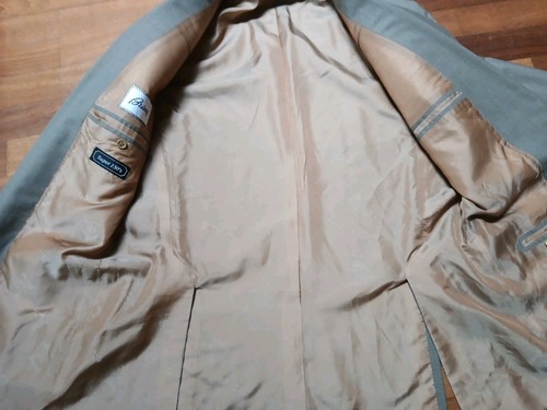 ⭐️ ABRIGO DEPORTIVO BRIONI PALATINO SUPER 150 LANA GRIS 52/42 REGULAR ⭐️ - Imagen 6 de 9