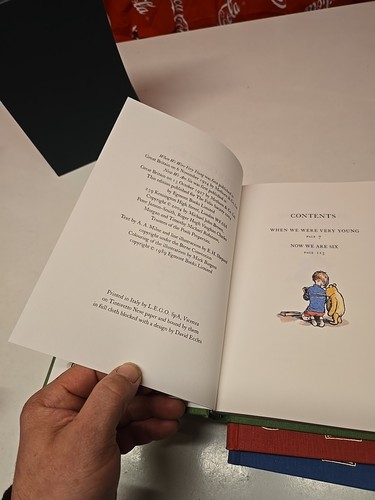 2004 Folio Society 3 Volume Set A A Milne Winnie The Pooh Slipcase - Foto 22 di 23