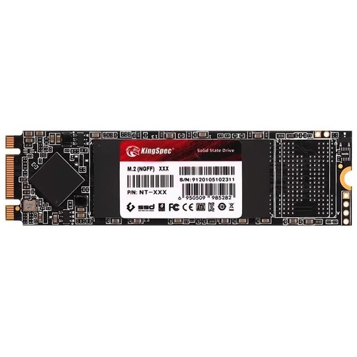 SSD M.2 SATA KingSpec 1To NT-1TB (NGFF 2280) - Bild 1 von 8