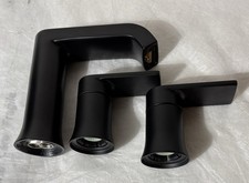 Moen T6708BL Genta LX 1.2 GPM Widespread Bathroom Faucet Less Valve 