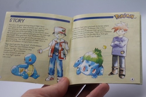 Guida/Manuale Allenatore Pokémon Rosso e Blu Originale - DMG-PKMN-NHAU - Foto 2 di 8