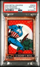 2024 Skybox Metal SM12 Doctor Doom GEM MT 10 Pop 1 Case Hit Avengers A Soldier's