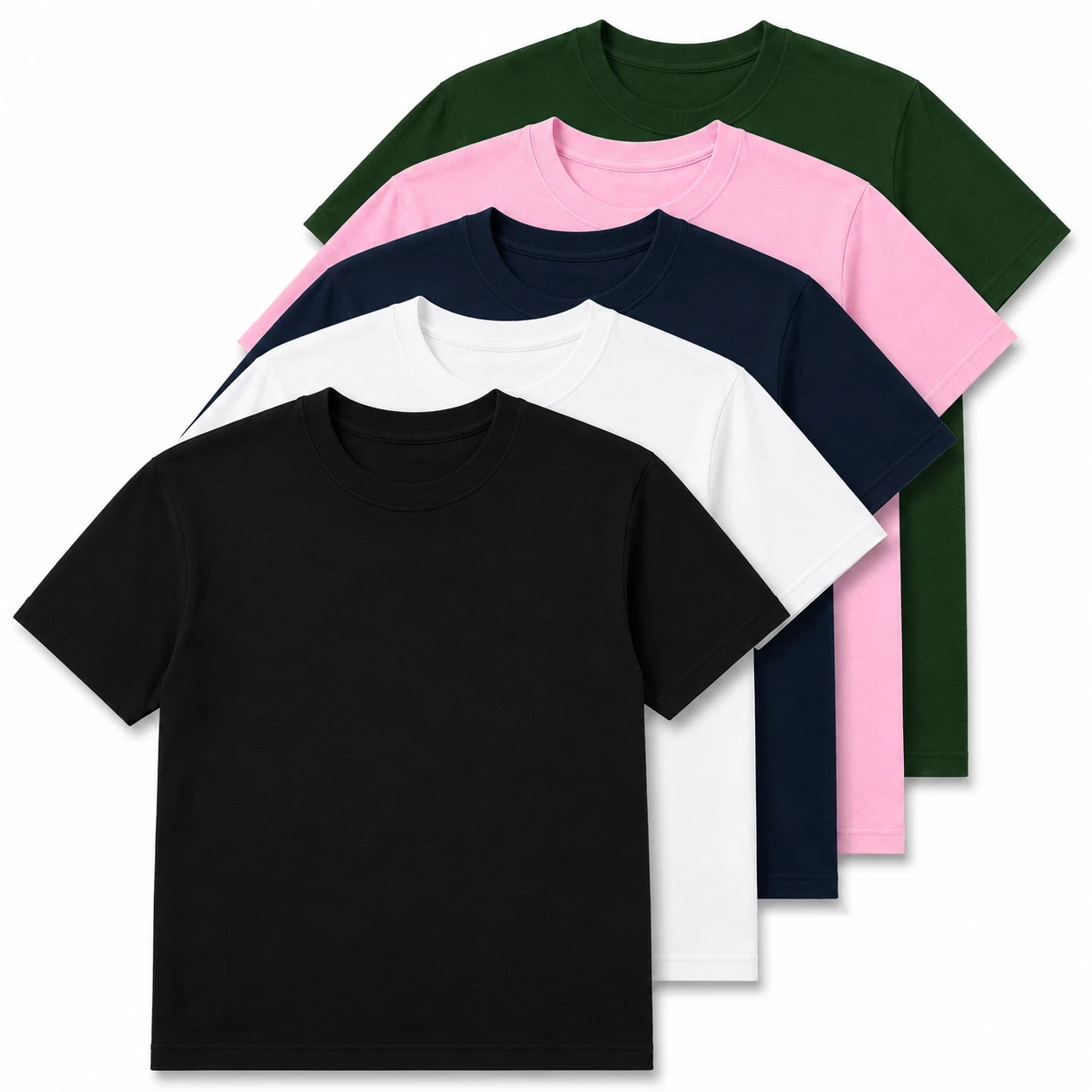 Gildan Heavy Cotton 5000 T-Shirt 3 & 5 Pack Men's Plain Crew Neck Cotton Tee image 6