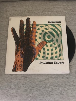 Genesis ' Invisible Touch ' Vinyl LP Album US 1986 Embossed Sleeve ROCK Atlantic