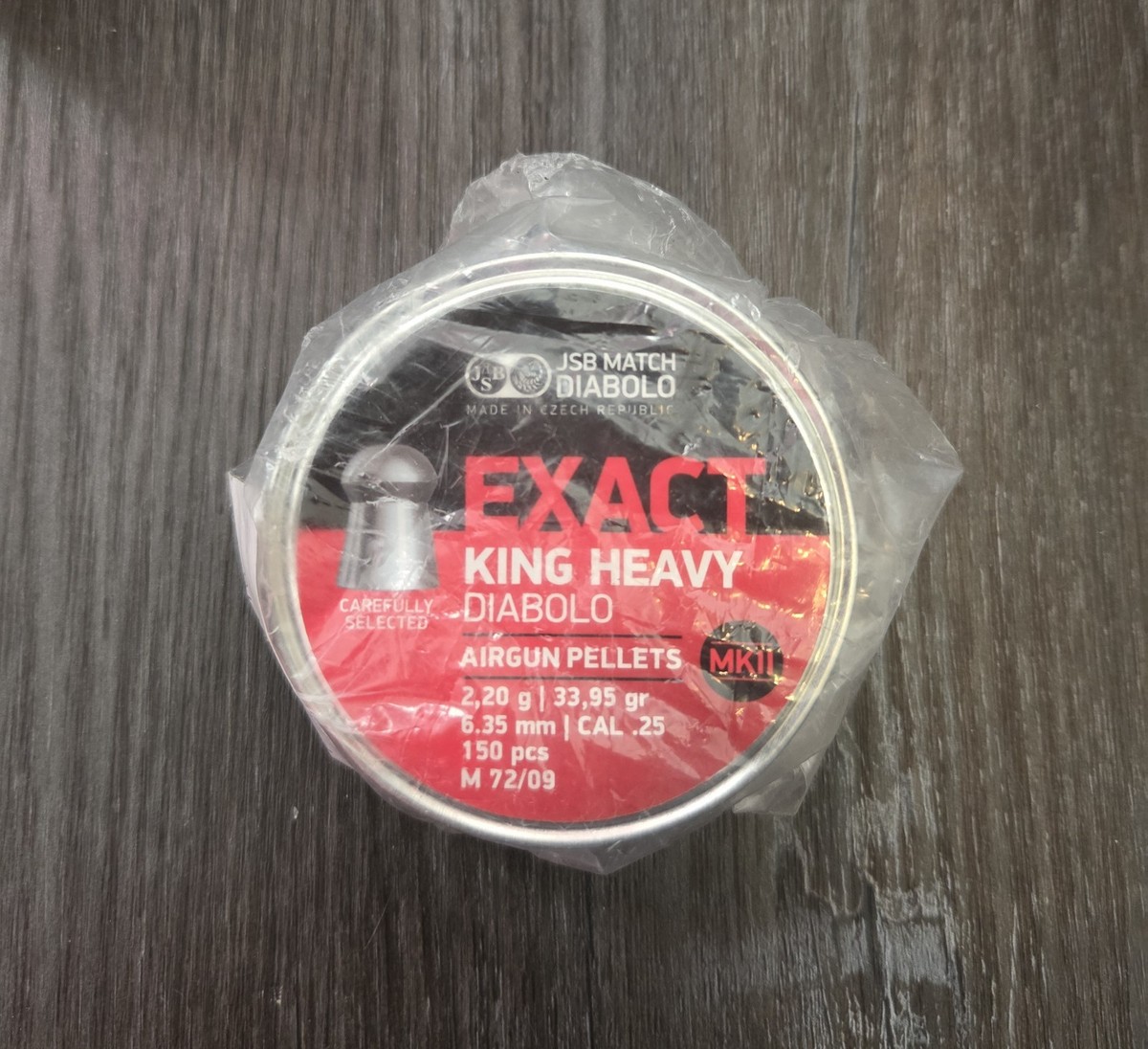 JSB Match Diabolo Exact Jumbo Heavy .22 Cal 18.13 Grains Domed