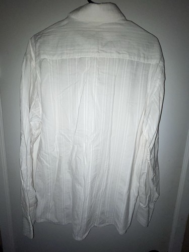Vintage Chain Stitch Floral Design Mens Button Up Western Style Shirt Size L - Picture 7 of 8