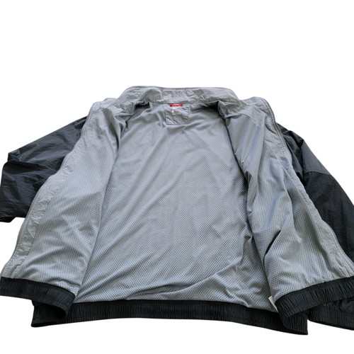 Nike Track Jacket Mens 3XL Throwback Retro Colorblock Black Gray White Full Zip - Picture 7 of 24