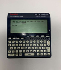 Franklin Language Master LM-6000SE Special Edition Speaking WORKING !