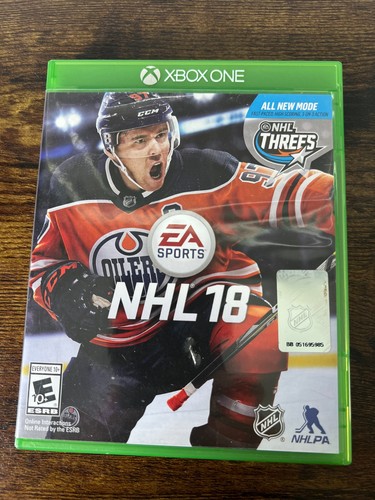 NHL 18 (Microsoft Xbox One, 2017) Tested & Works 2018 Hockey League EUC RARE BP - Picture 1 of 5