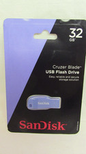 SanDisk 32 GB Cruzer Blade USB Flash Drive Sky Blue