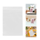 100 Pcs Sealable Bags for Cookies Food Packaging Clear Snack Pouch