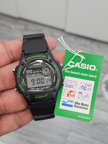 Casio W-220H-1A3VDF Digitaluhr - Neues Modell 2025, Illuminator, WR150M, Alarm - Bild 4 von 4