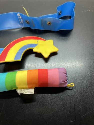 Rare Vintage 1980s Rainbow Brite Color Belt Kids Adjustable Accessories Lot W17 - Picture 2 of 10