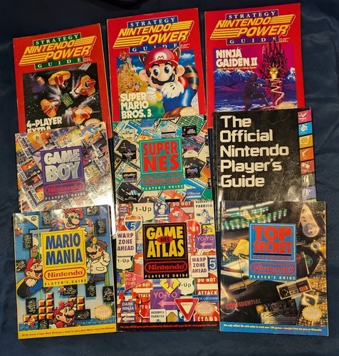 VTG Nintendo Lot Player's and Strategy Guides Mario Super NES Game Boy Passwords
