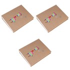  3 pcs Cartoon Photo Album Memorial Album Hollow Design Photo Album Picture