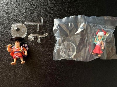 One Piece Wanpi No Mi Dai Ikkaisen Yamato & Oden Gashapon Figure Set of