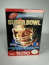 Tecmo Super Bowl (Nintendo NES, 1991) - Great Condition Manual Box Reference CIB