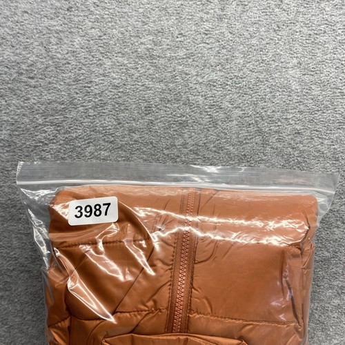 Roper Puffy Jacke Herren Small Full Zip Rost Nylon Daunen Beschichtet Wintermantel Logo - Bild 13 von 13