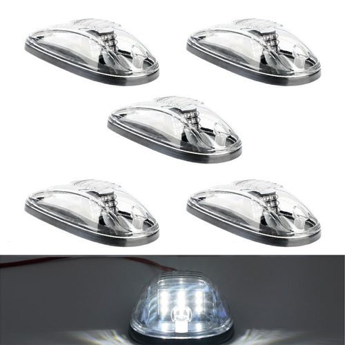 5xAuto LED Blinker Dachbeleuchtung Dach Lampen Fahrerhaus lauflichter Für LKW - Picture 5 of 23